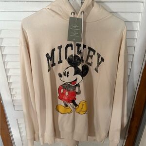 H&M Cream Mickey Mouse Hoodie